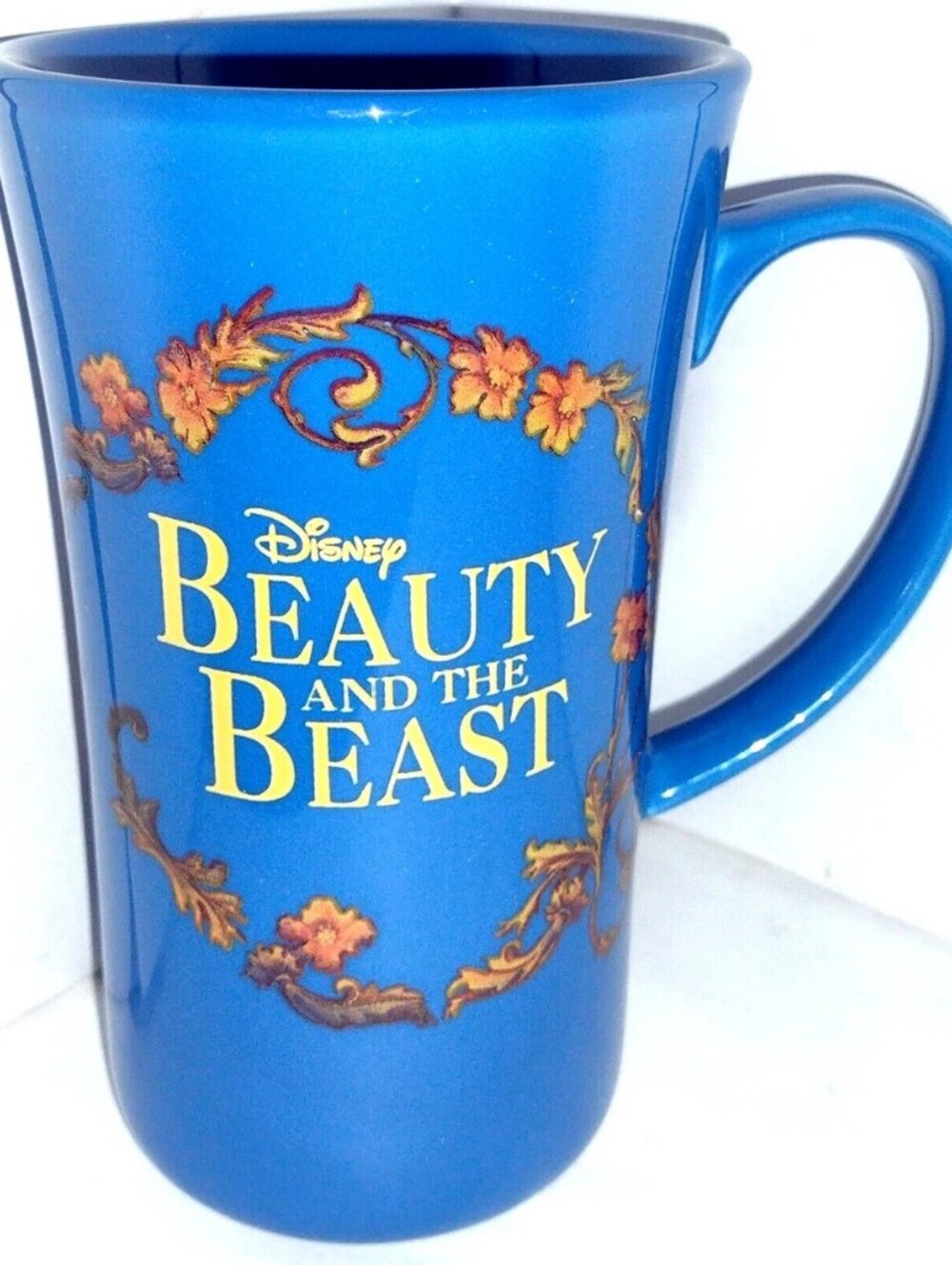 Disney Beauty and the Beast Blue Ceramic Mug